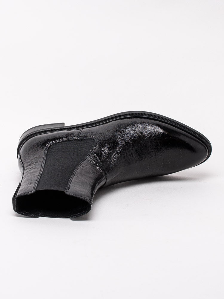 Vagabond - Frances - Svarta boots i lack med högt skaft
