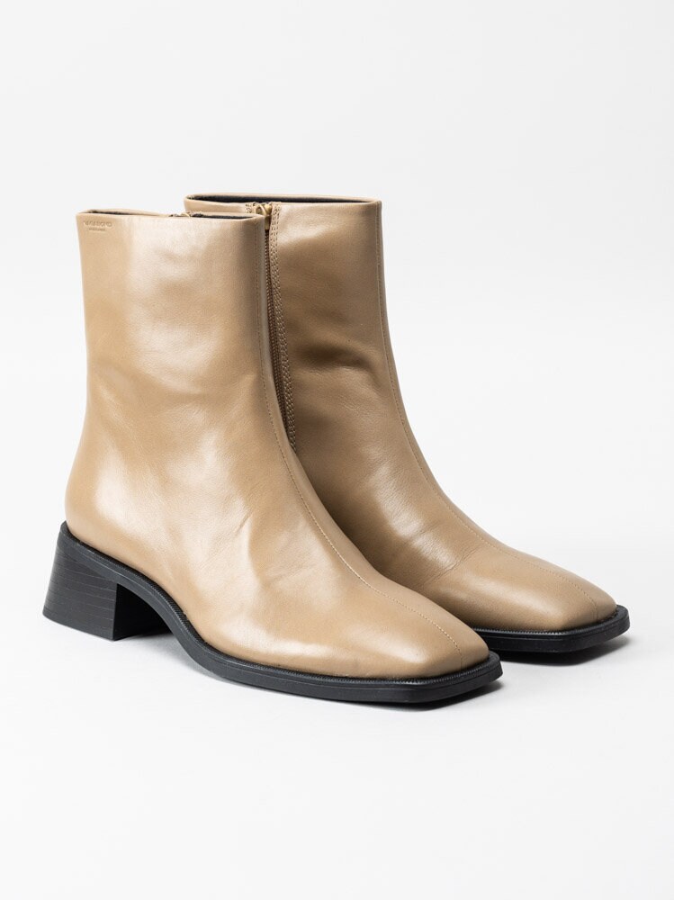 Vagabond - Blanca - Beige boots i skinn