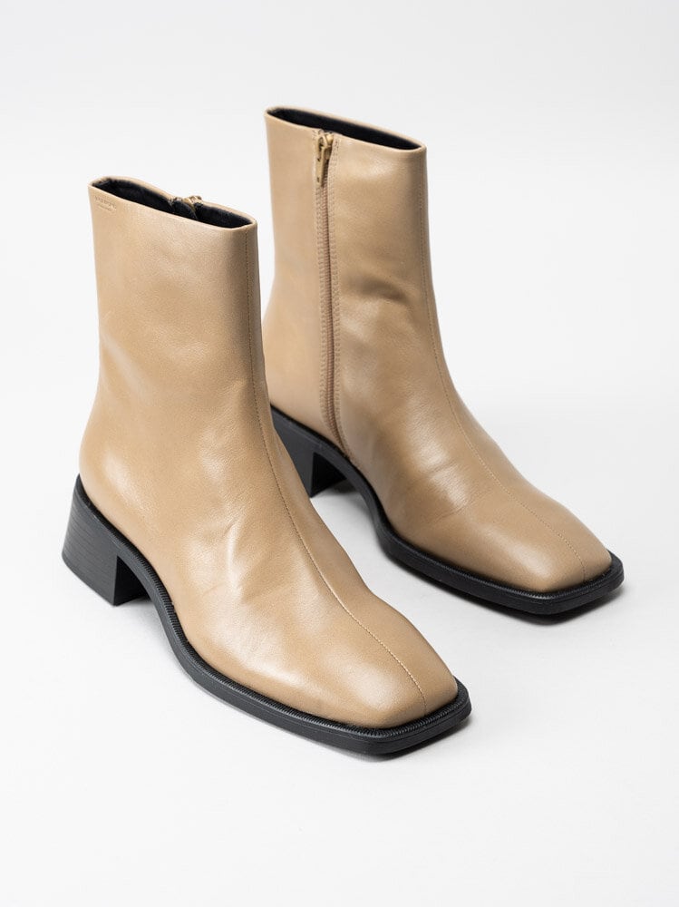 Vagabond - Blanca - Beige boots i skinn