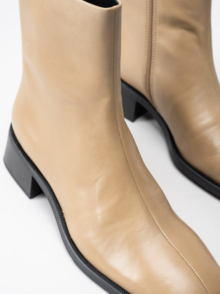 Vagabond - Blanca - Beige boots i skinn