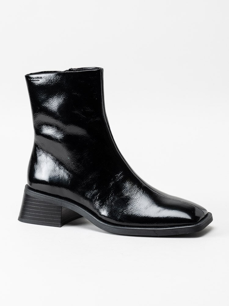 Vagabond - Blanca Patent Leather - Svarta boots i lackskinn