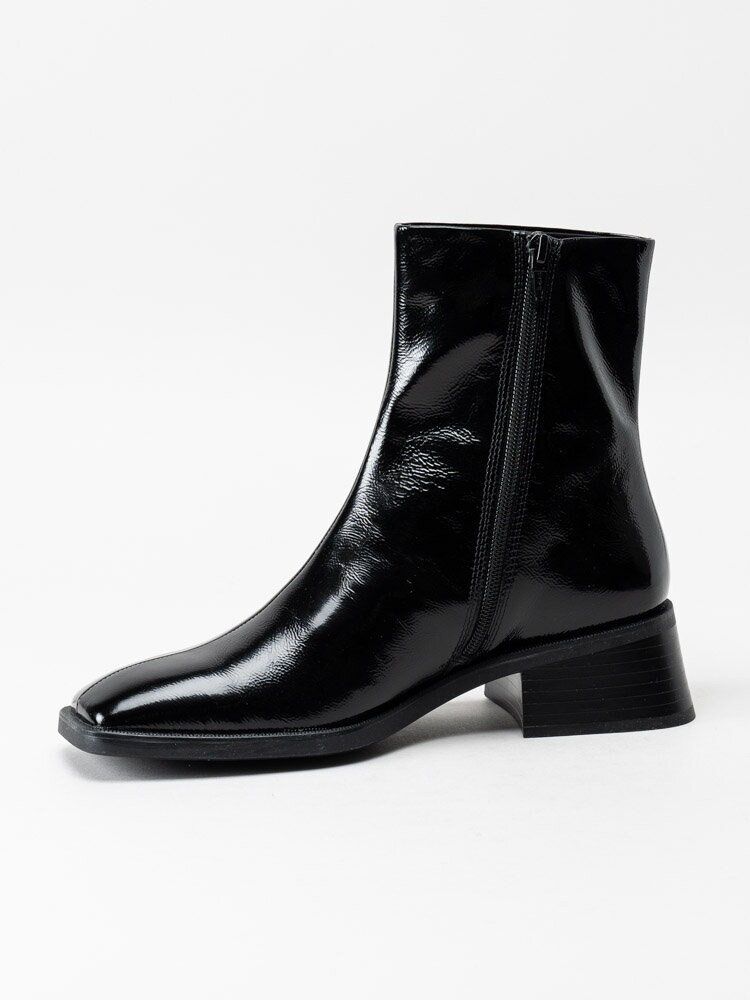 Vagabond - Blanca Patent Leather - Svarta boots i lackskinn