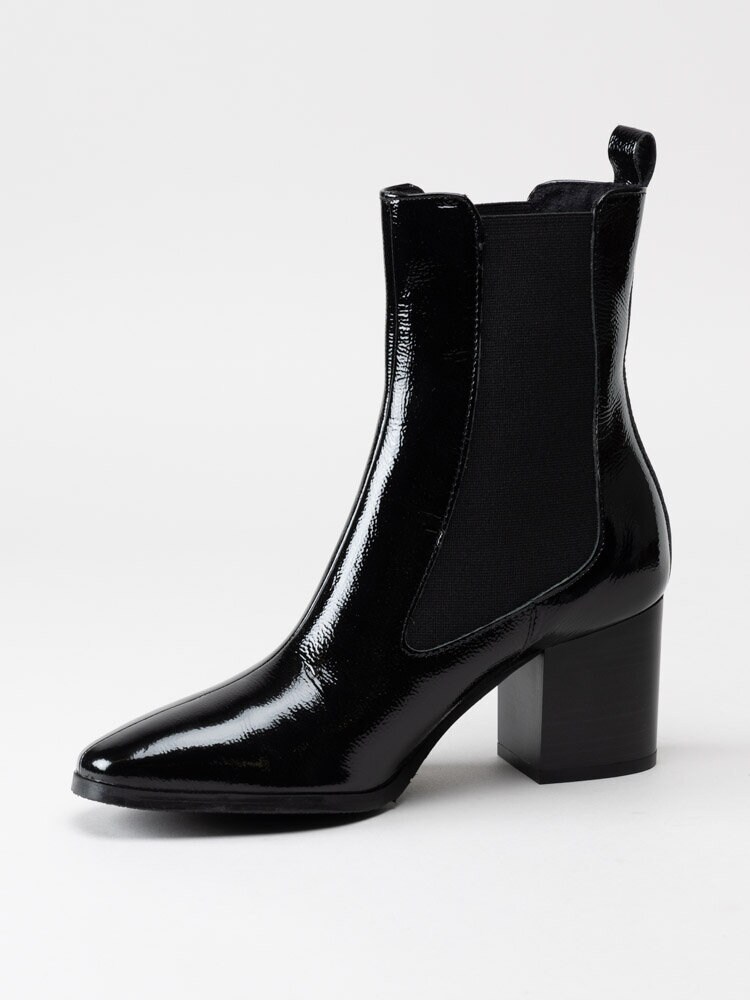 Tamaris - Svarta chelsea boots i lack