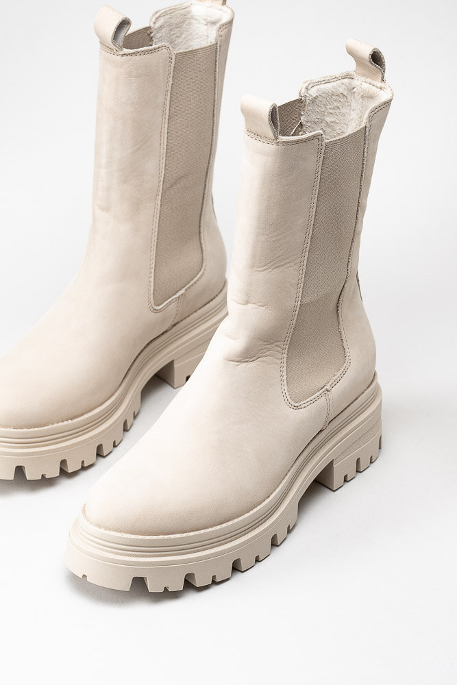 Boots Beige Tamaris Boots Dames Tamaris Women's 1-25032-43 Leather