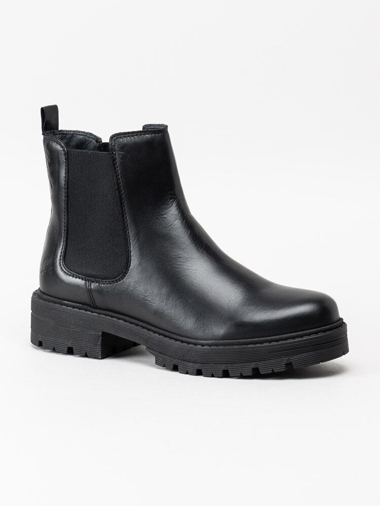 Rosa Negra - Svarta chelsea boots i skinn