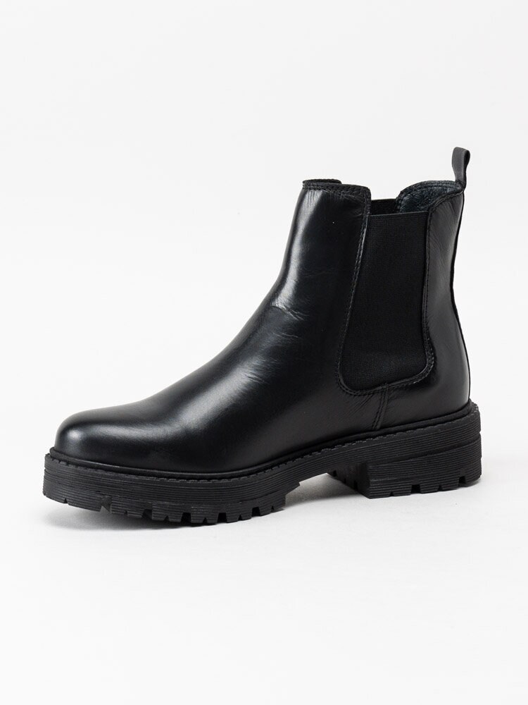 Rosa Negra - Svarta chelsea boots i skinn