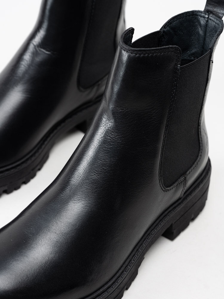 Rosa Negra - Svarta chelsea boots i skinn