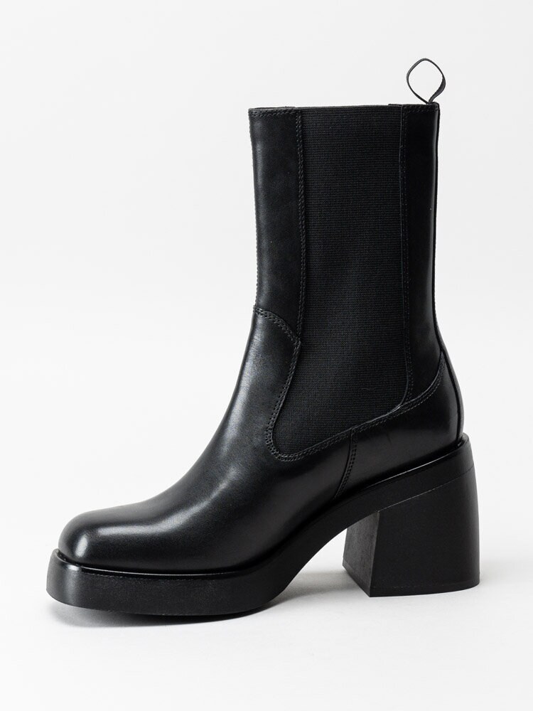 Vagabond - Brooke - Svarta chelsea boots i skinn