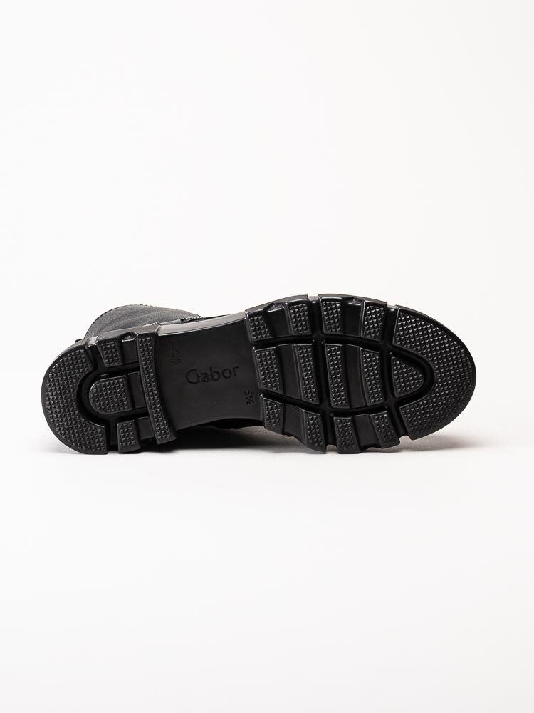 Gabor - Svarta boots med frontzip