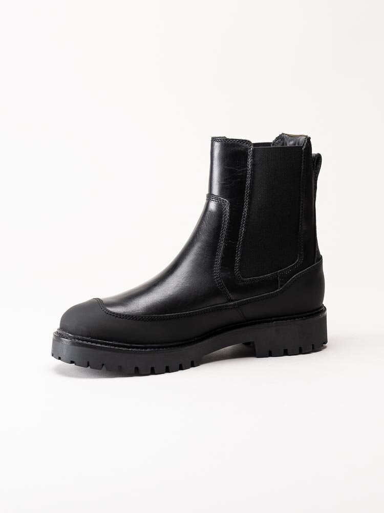 Gant Footwear - Dalmont - Svarta chelsea boots i skinn