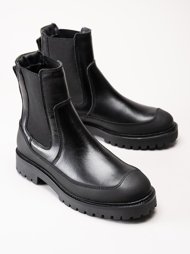 Gant Footwear - Dalmont - Svarta chelsea boots i skinn