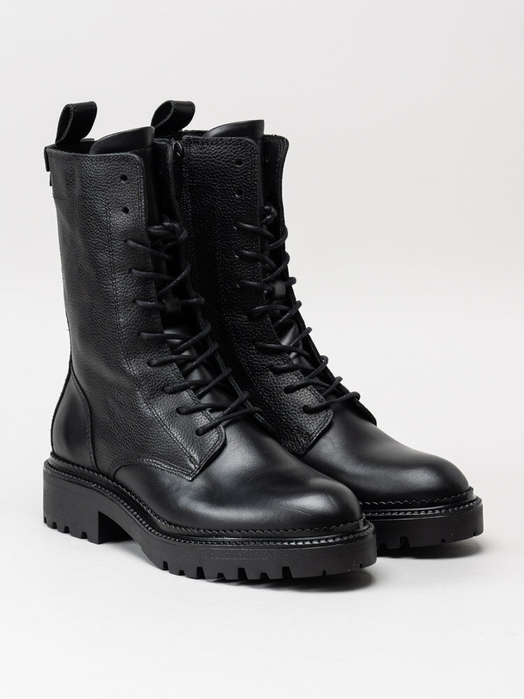 Gant Footwear - Kelliin - Svarta höga kängor i skinn