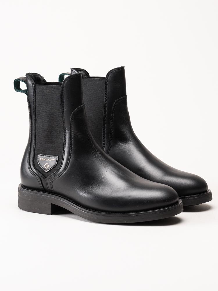 Gant Footwear - Aimlee - Svarta chelsea boots i skinn