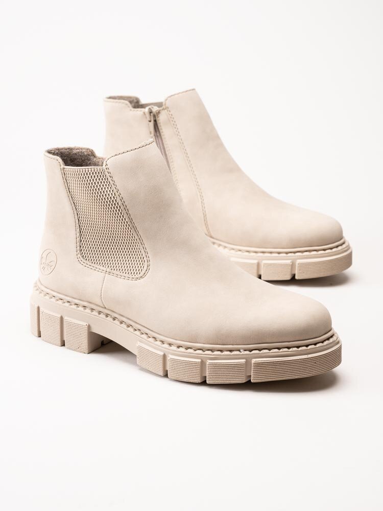 Rieker - Beige chelsea boots