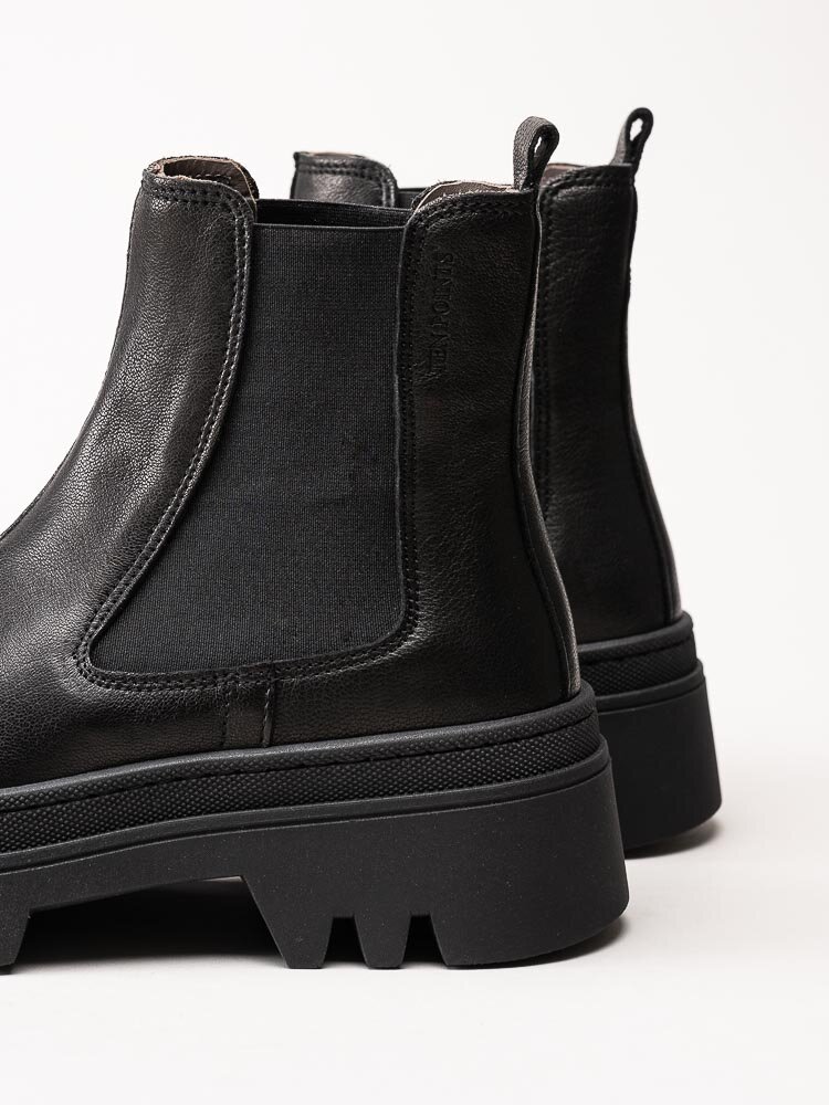 Ten Points - Hedda - Svarta chelsea boots i skinn