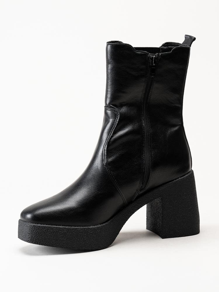 Duffy - Svarta chelsea boots med platå