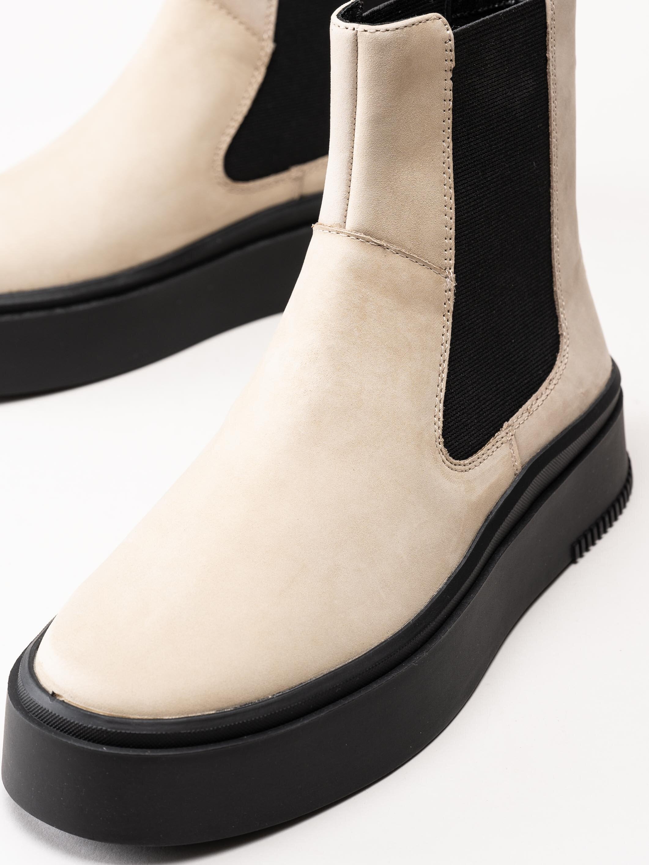 Vagabond - Stacy - Beige chelsea boots i nubuck