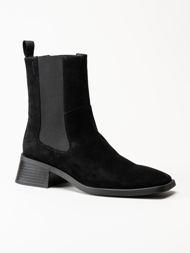 Vagabond - Blanca - Svarta chelsea boots i mocka