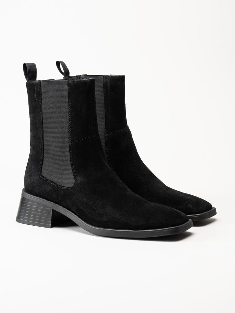 Vagabond - Blanca - Svarta chelsea boots i mocka