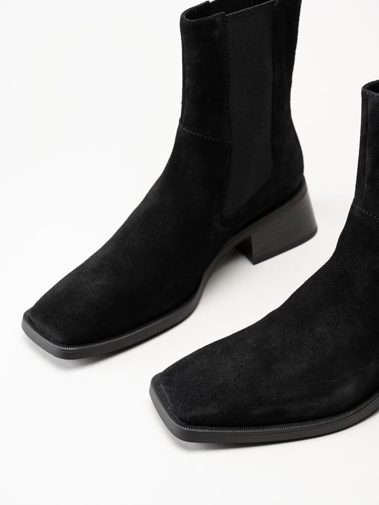 Vagabond - Blanca - Svarta chelsea boots i mocka