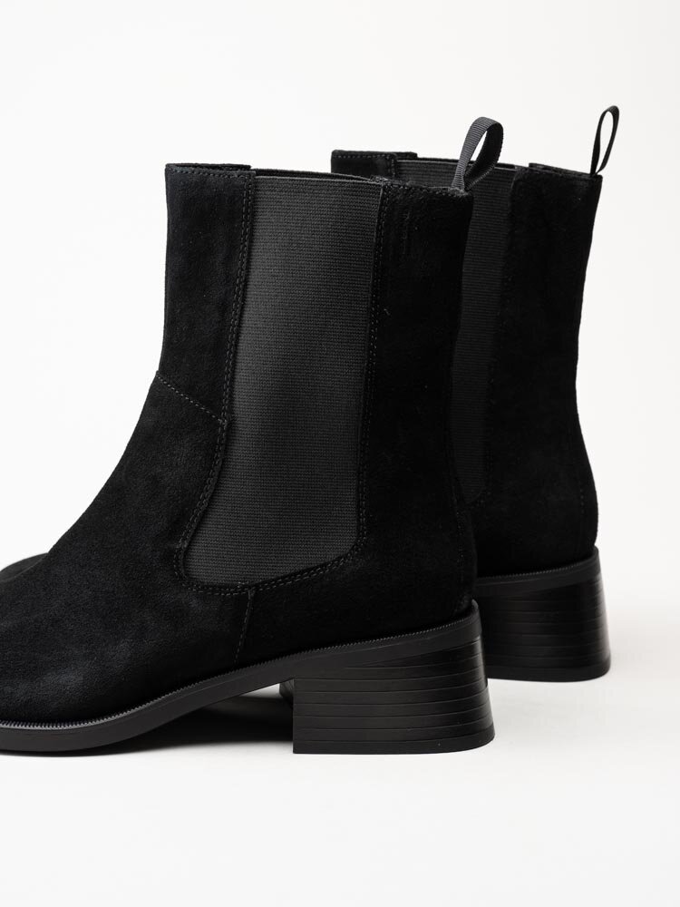 Vagabond - Blanca - Svarta chelsea boots i mocka