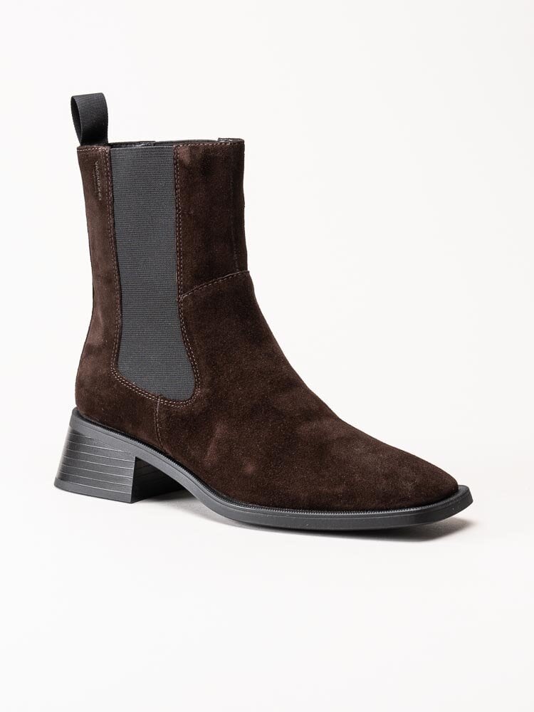Vagabond - Blanca - Mörkbruna chelsea boots i mocka