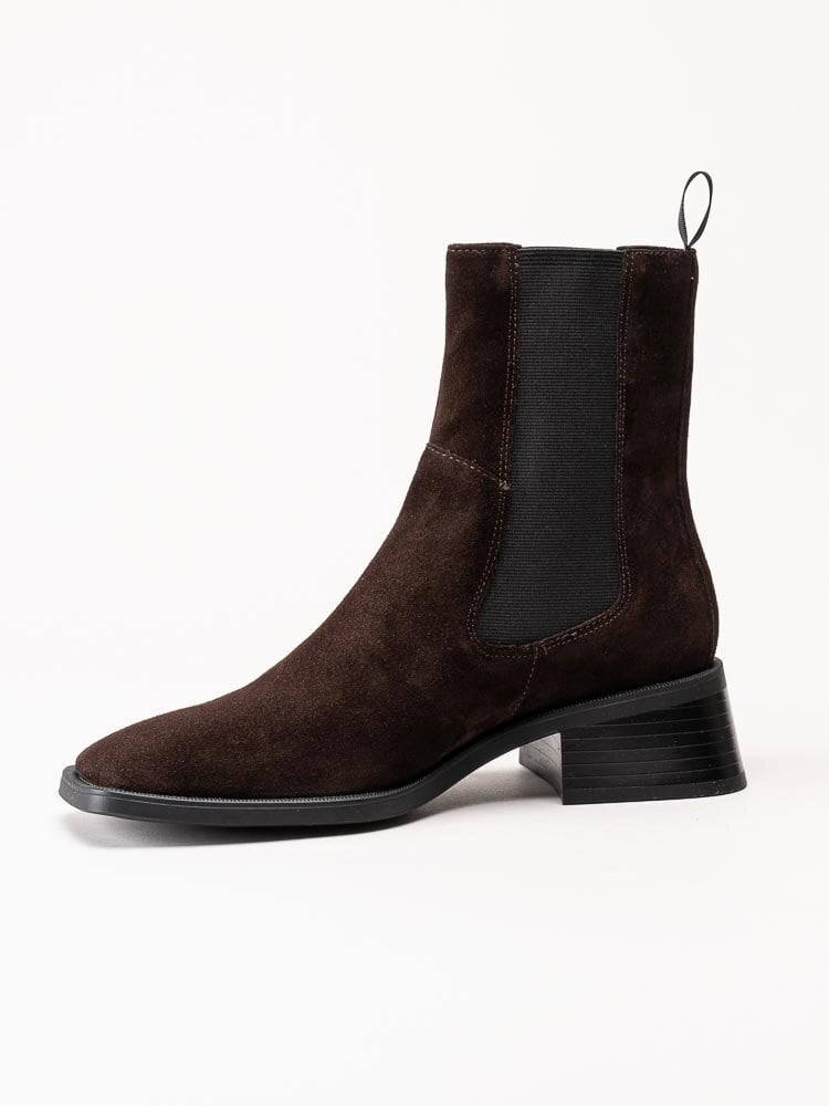 Vagabond - Blanca - Mörkbruna chelsea boots i mocka