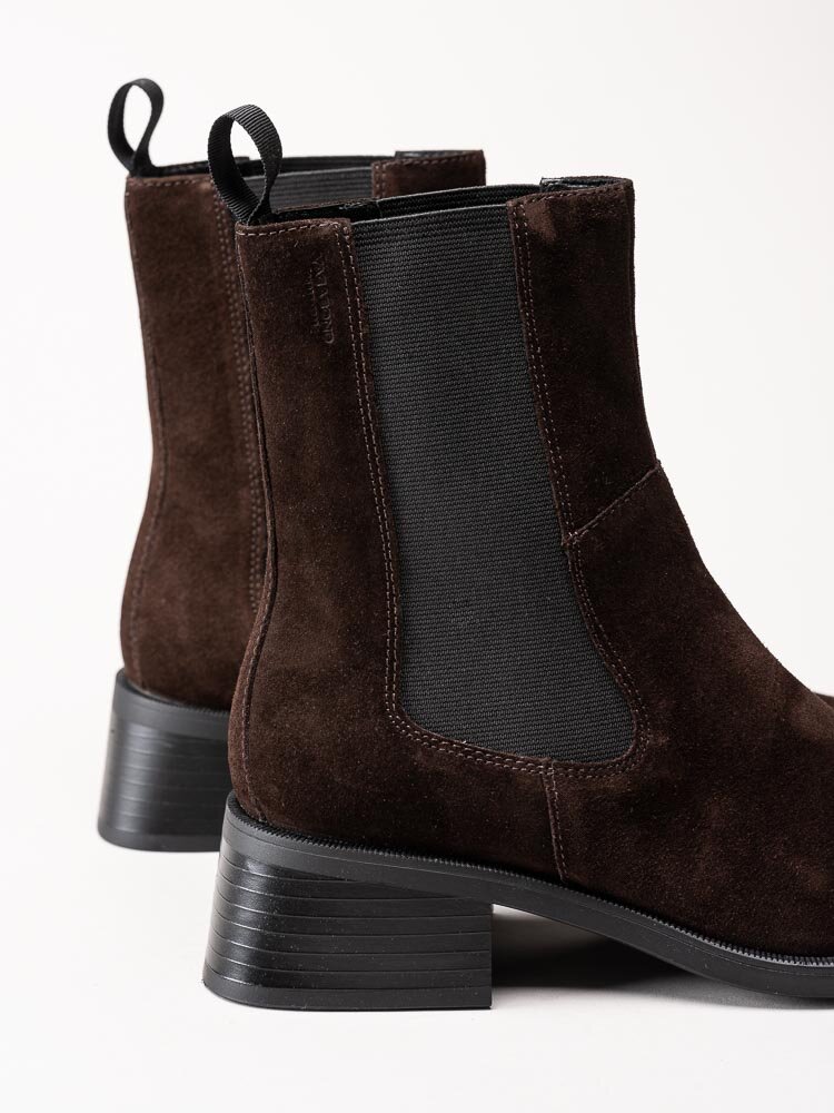 Vagabond - Blanca - Mörkbruna chelsea boots i mocka