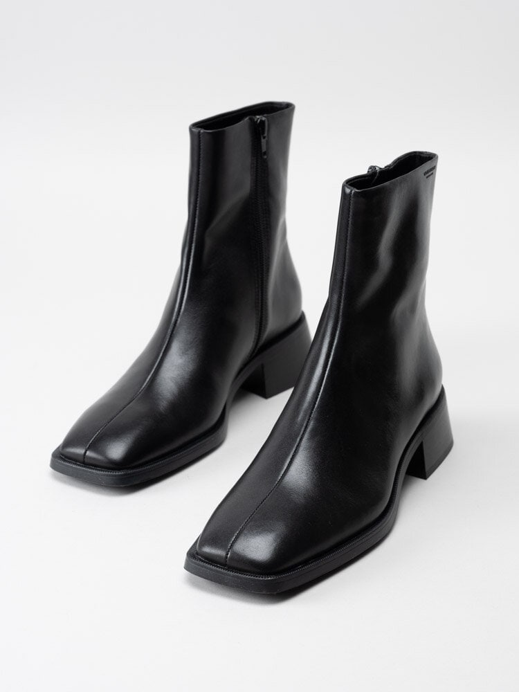 Vagabond - Blanca - Svarta boots i skinn