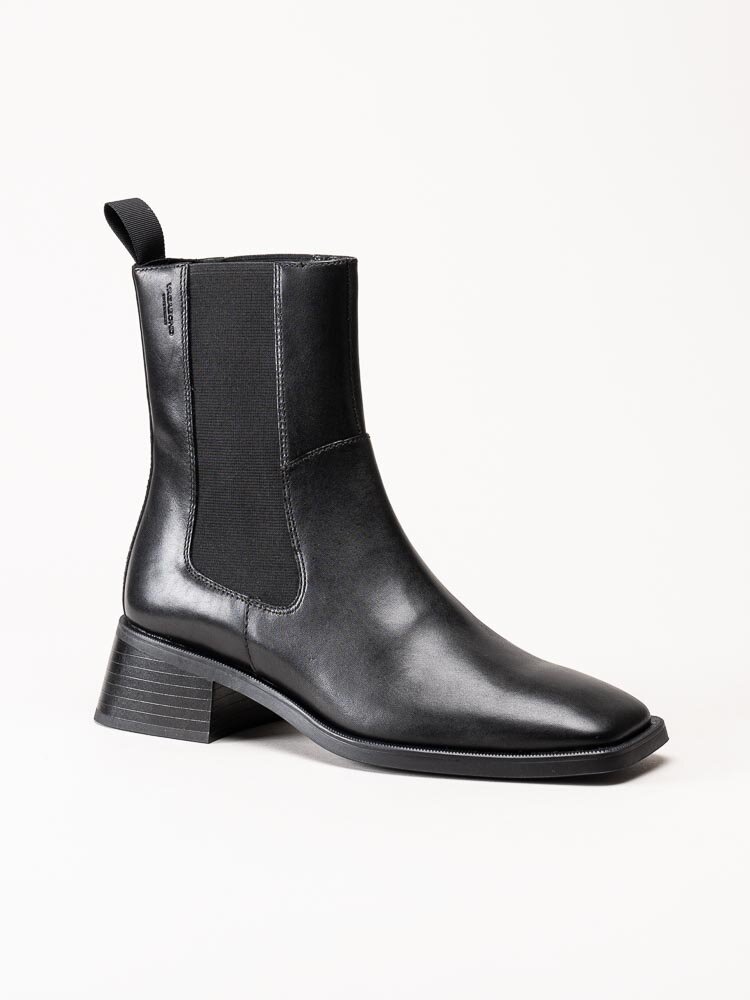 Vagabond - Blanca - Svarta chelsea boots i skinn
