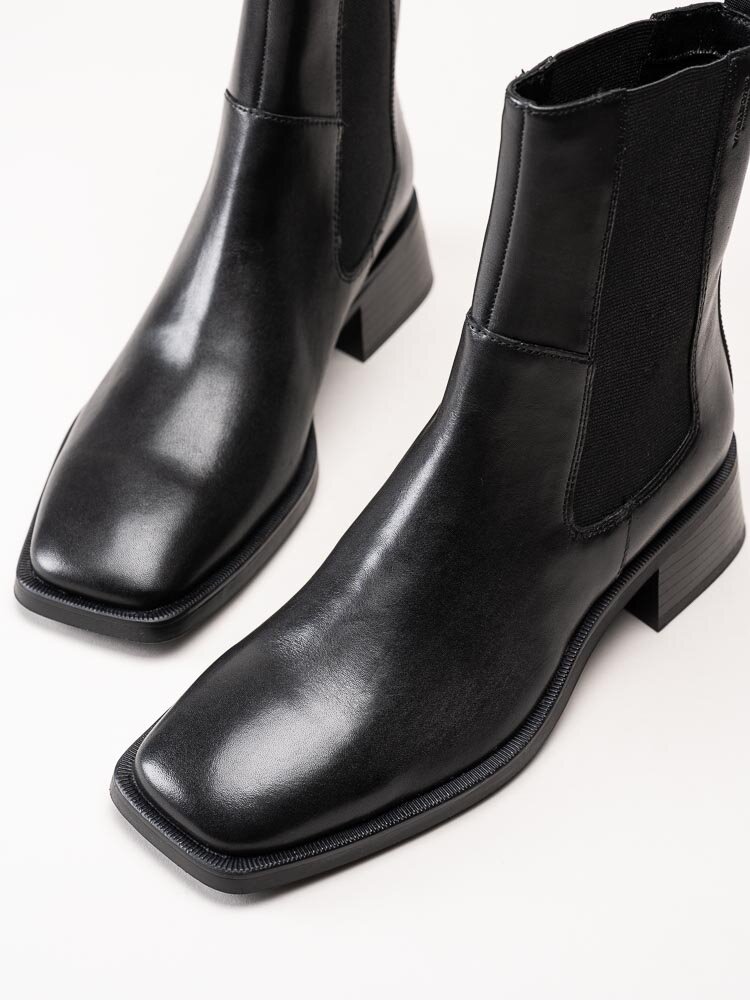 Vagabond - Blanca - Svarta chelsea boots i skinn