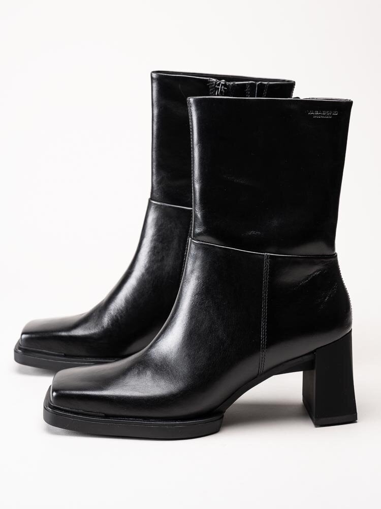 Vagabond - Edwina - Svarta boots i skinn