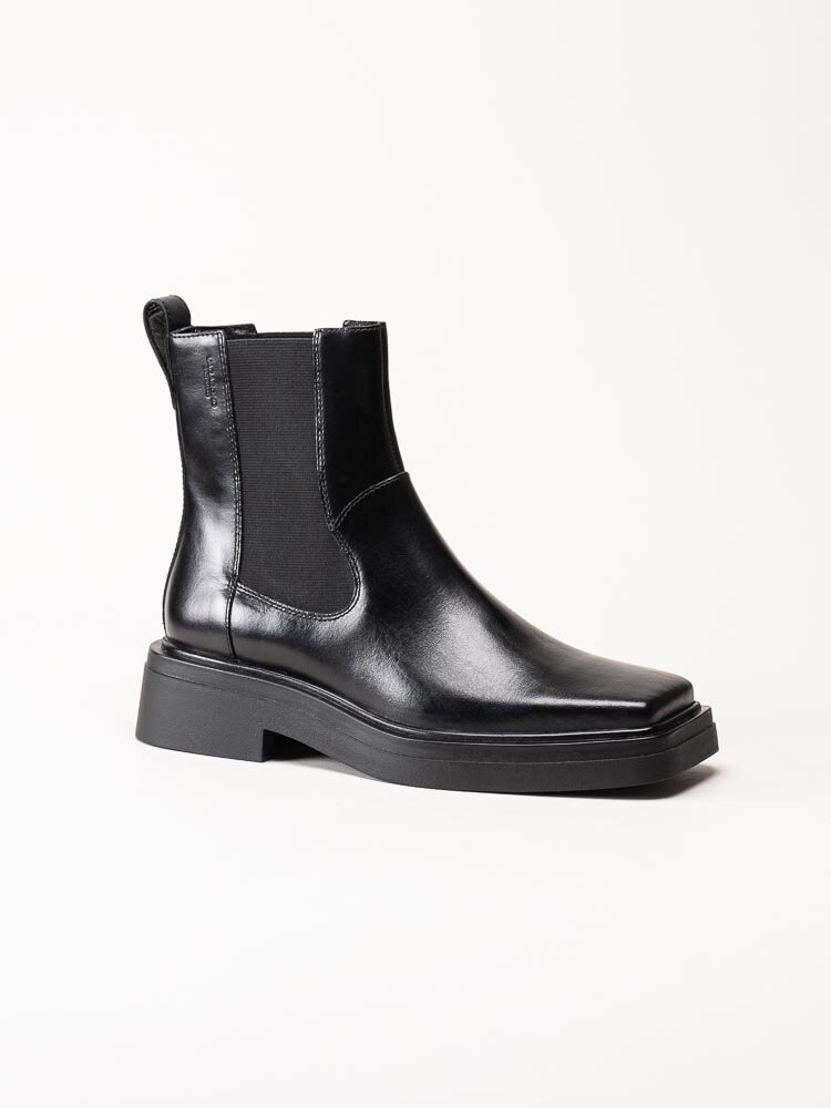 Vagabond - Eyra - Svarta chelsea boots i skinn