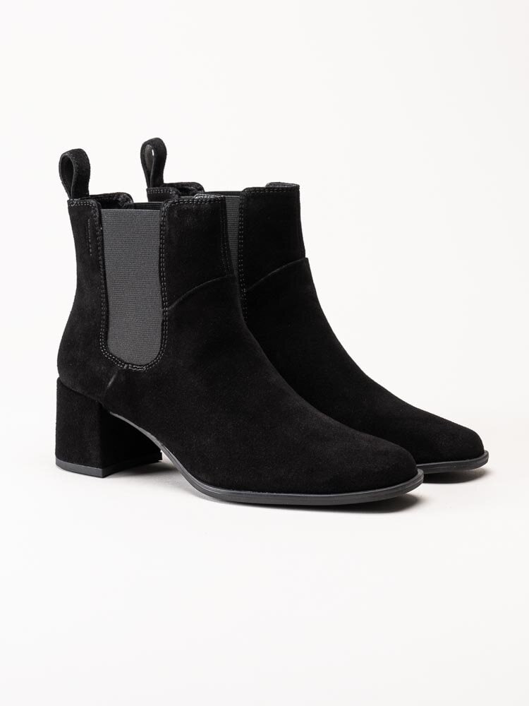 Vagabond - Stina - Svarta chelsea boots i mocka