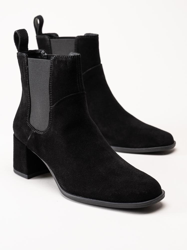 Vagabond - Stina - Svarta chelsea boots i mocka