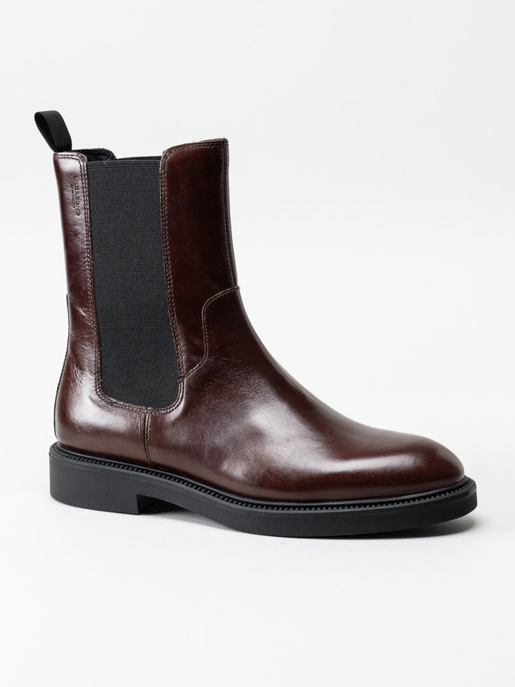 Vagabond - Alex W - Bruna chelsea boots i skinn
