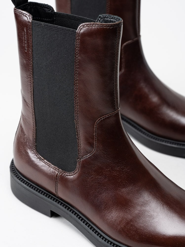 Vagabond - Alex W - Bruna chelsea boots i skinn