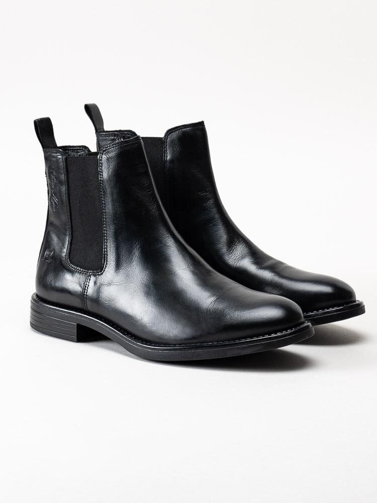 Rosa Negra - Svarta chelsea boots i skinn