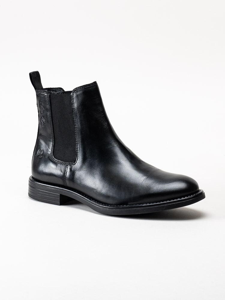 Rosa Negra - Svarta chelsea boots i skinn
