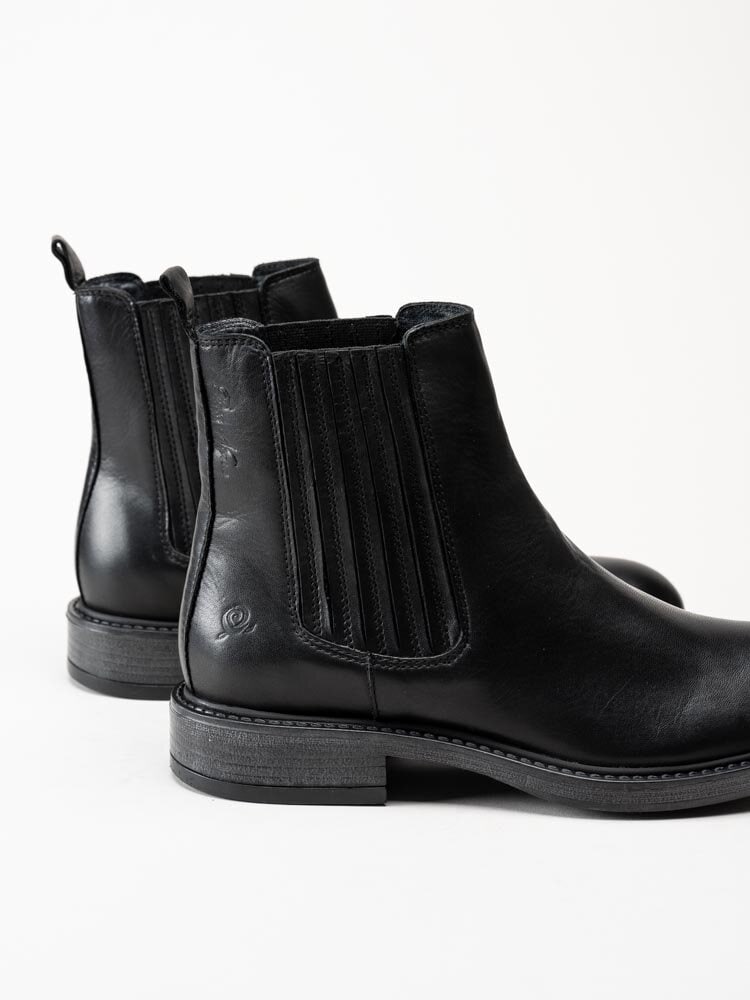 Rosa Negra - Svarta chelsea boots i skinn