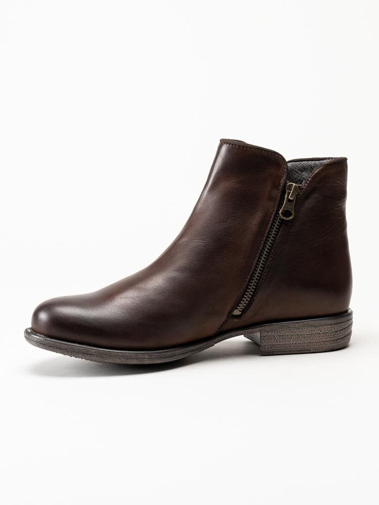 Rosa Negra - Mörkbruna boots i skinn