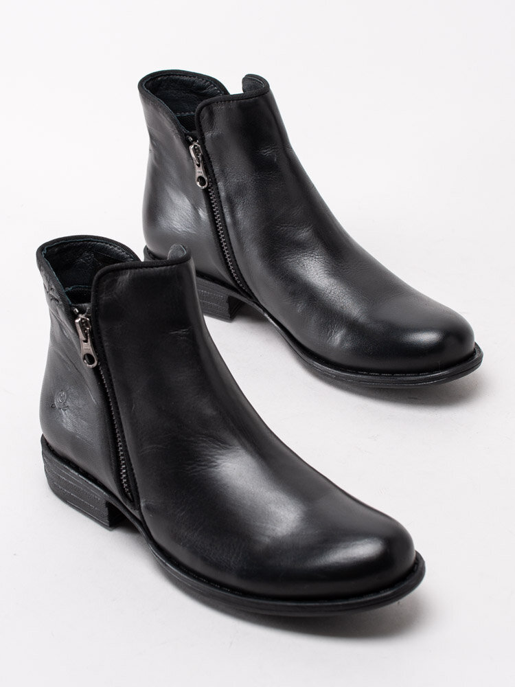 Rosa Negra - Svarta boots i skinn