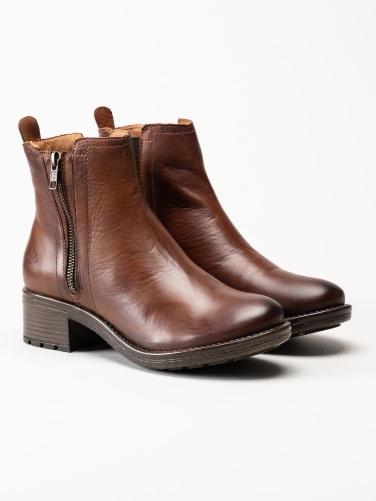 Rosa Negra - Bruna boots i skinn