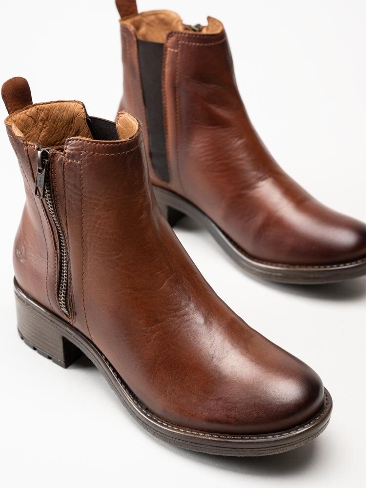 Rosa Negra - Bruna boots i skinn