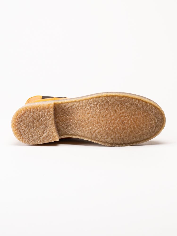 Rosa Negra - Gula chelsea boots i skinn