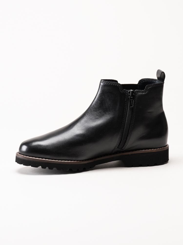 Sioux - Meridith 701 - Svarta chelsea boots i skinn
