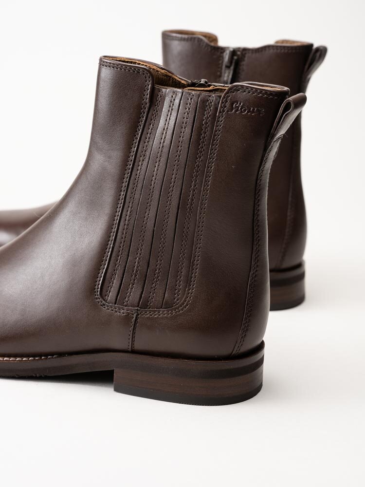 Sioux - Petrunja 701 - Bruna chelsea boots i skinn