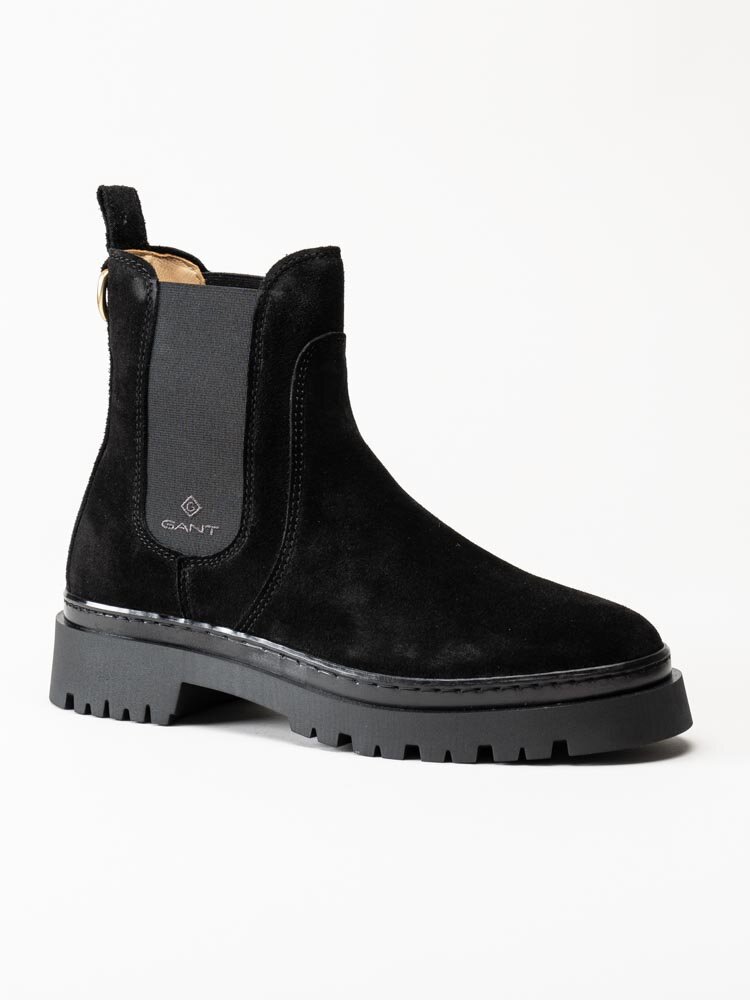 Gant Footwear - Aligrey - Svarta chelsea boots i mocka