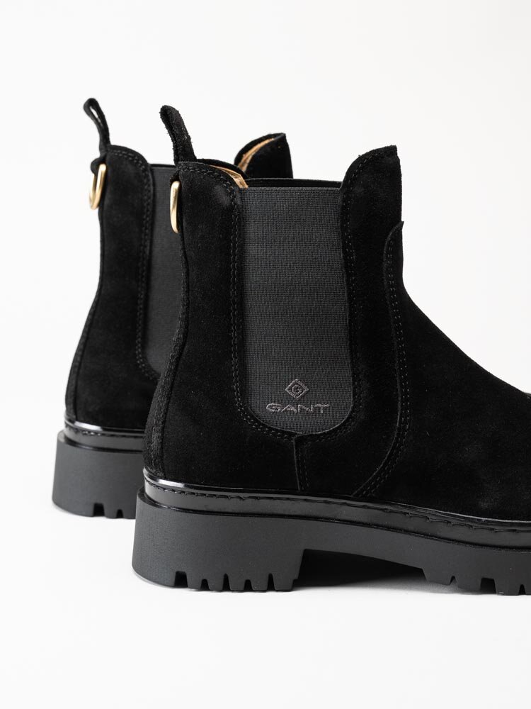 Gant Footwear - Aligrey - Svarta chelsea boots i mocka