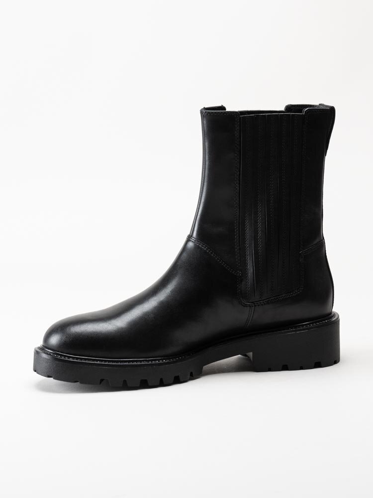 Vagabond - Kenova - Svarta höga chelsea boots i skinn